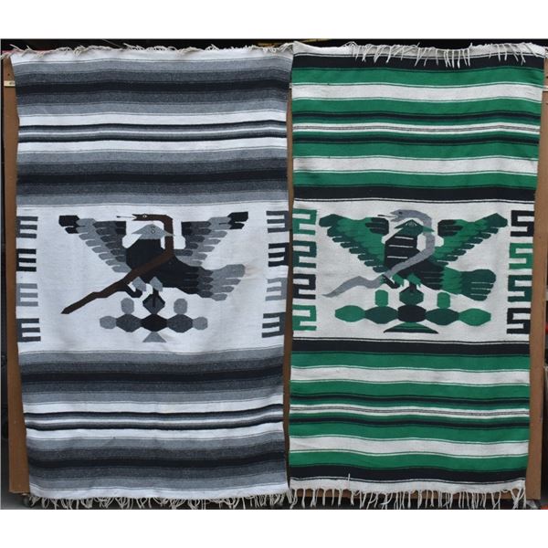 TWO MEXICAN WEAVING