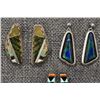 Image 2 : FOUR PAIRS OF NATIVE AMERICAN EARRINGS ONE PAIR OF EARRINGS
