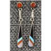 Image 4 : FOUR PAIRS OF NATIVE AMERICAN EARRINGS ONE PAIR OF EARRINGS