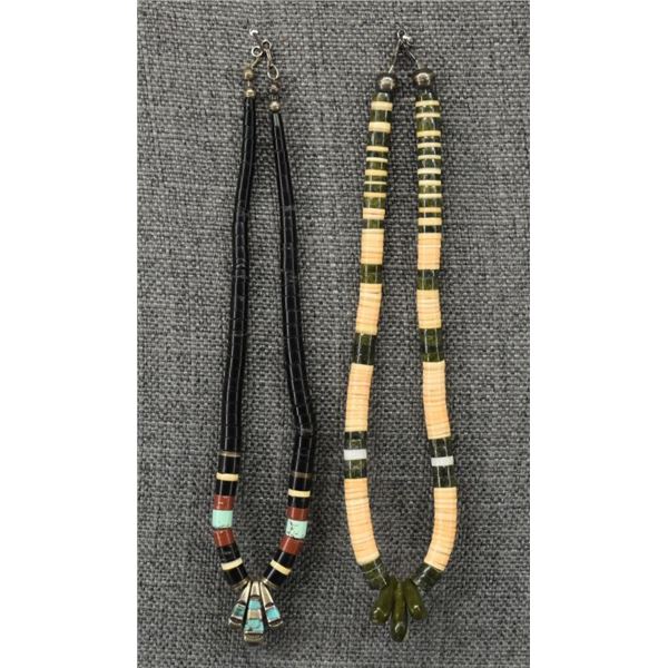 TWO PUEBLO NECKLACES