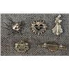 Image 2 : FIVE NATIVE AMERICAN PINS/PENDANTS