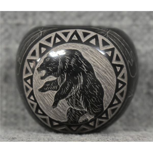 SIOUX POTTERY BOWL (RED STARR)