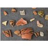 Image 10 : GROUP OF POTTERY AND STONE PIECES