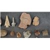 Image 2 : GROUP OF POTTERY AND STONE PIECES