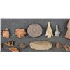 Image 3 : GROUP OF POTTERY AND STONE PIECES