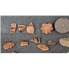 Image 4 : GROUP OF POTTERY AND STONE PIECES