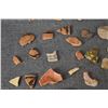 Image 5 : GROUP OF POTTERY AND STONE PIECES