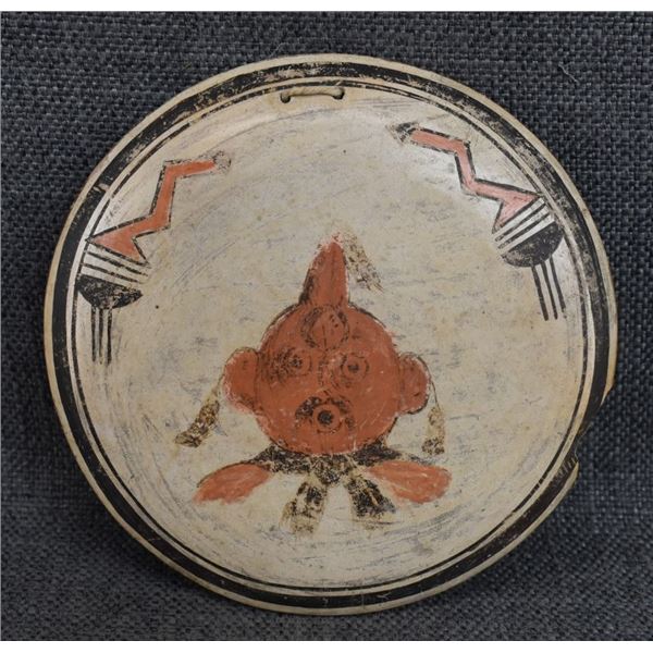 HOPI POTTERY PLAQUE (HELEN NAHA "FEATHERWOMAN")