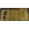 Image 2 : NATIVE AMERICAN SKETCHES AND PAINTINGS