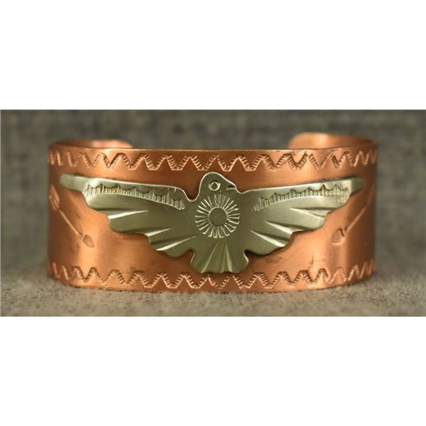 COPPER AND SILVER BRACELET