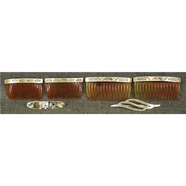 SIX HAIR PIECES