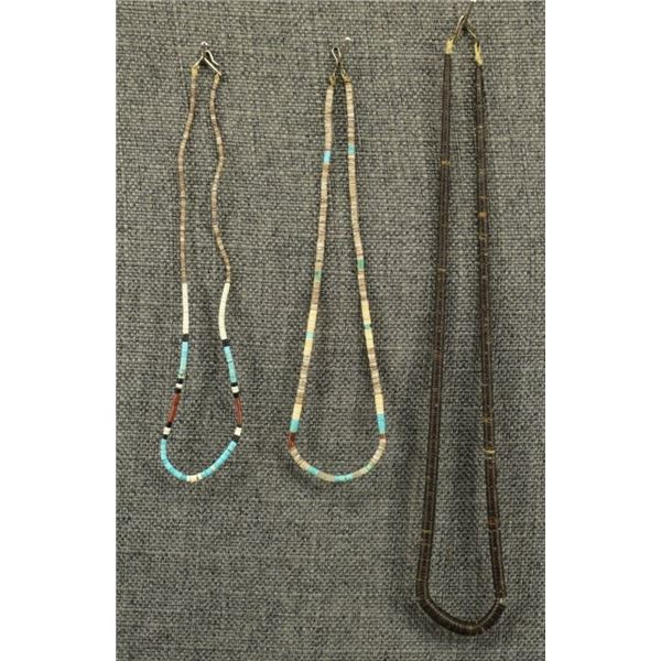 THREE PUEBLO NECKLACES