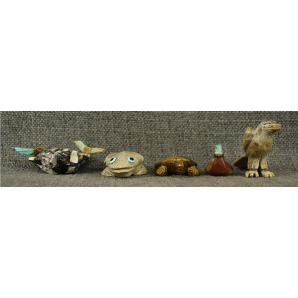 FIVE ZUNI FETISHES