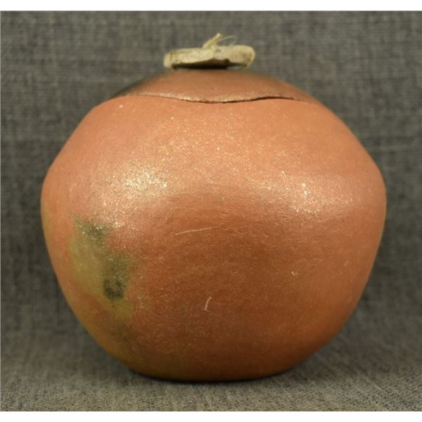 TAOS POTTERY LIDDED JAR