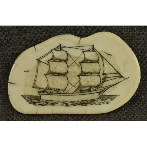 ESKIMO SCRIMSHAWED IVORY