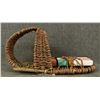 Image 4 : HOPI BASKETRY TOY CRADLE AND DOLL