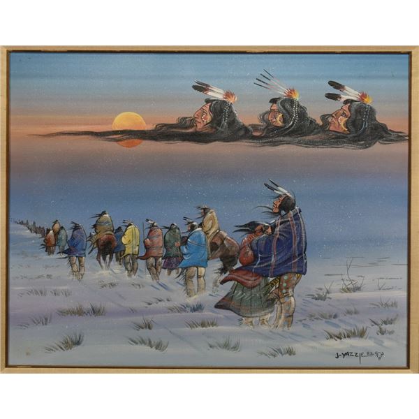 NAVAJO PAINTING (JOHNNY YAZZIE)
