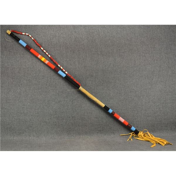YAKIMA BEADED DANCE STICK