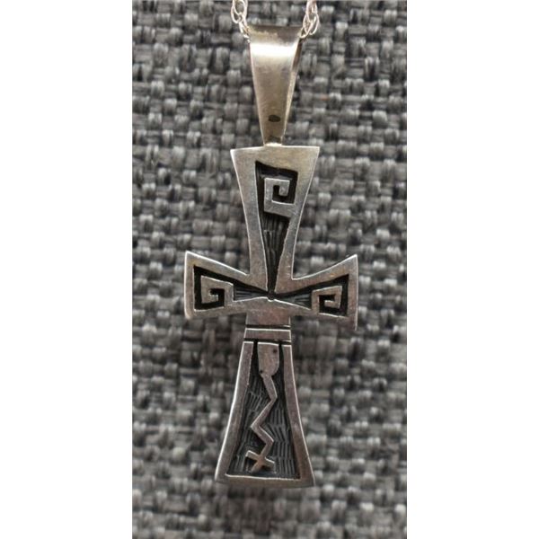 HOPI CROSS PENDANT (JOE JOSYTEWA)