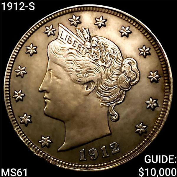 1912-S Liberty Victory Nickel UNCIRCULATED
