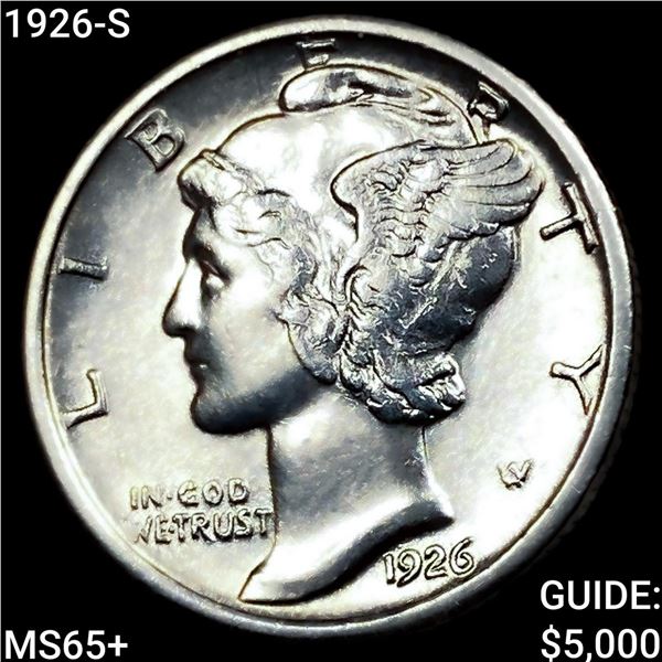 1926-S Mercury Dime GEM BU +