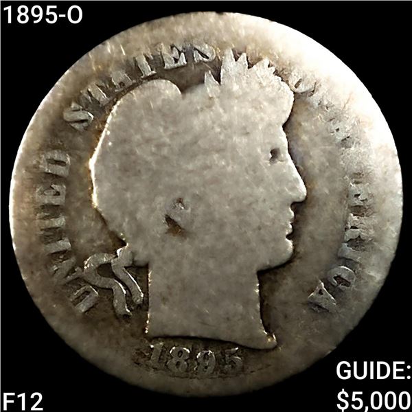 1895-O Barber Dime NICELY CIRCULATED