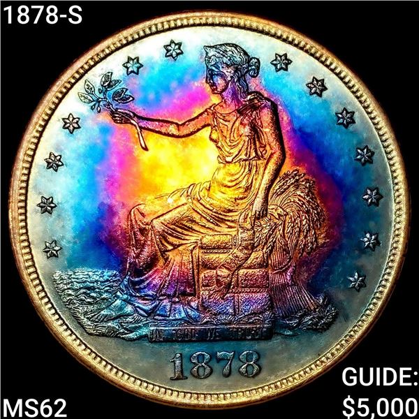 1878-S Silver Trade Dollar UNCIRCULATED