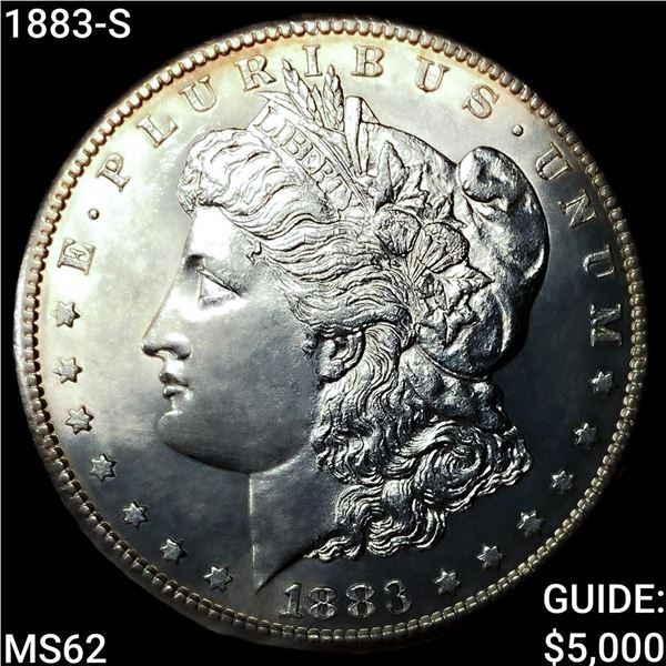 1883-S Morgan Silver Dollar UNCIRCULATED