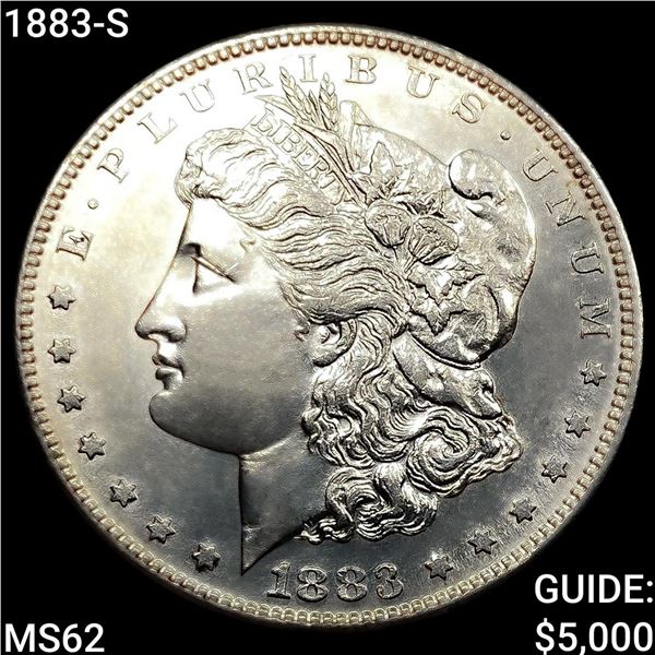 1883-S Morgan Silver Dollar UNCIRCULATED