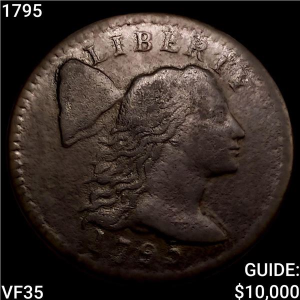1795 Liberty Cap Large Cent ABOUT UNCIRCULATED