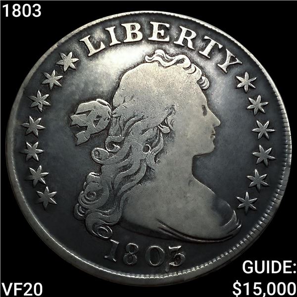 1803 Draped Bust Dollar LIGHTLY CIRCULATED
