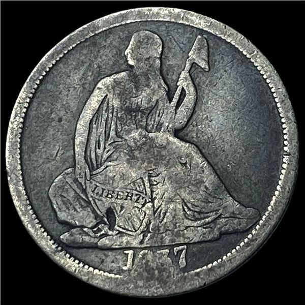 1837 Silver Seated Liberty Dime LIGHTLY  CIRCULATED