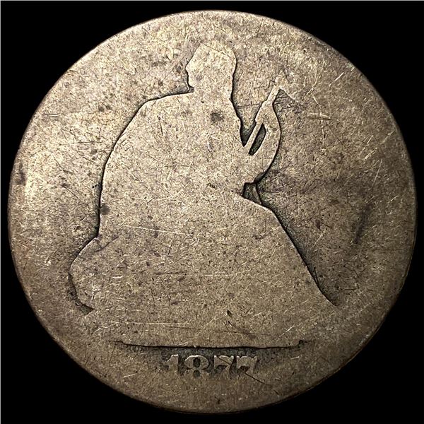 1877 Silver Seated Liberty Half Dollar NICELY  CIRCULATED