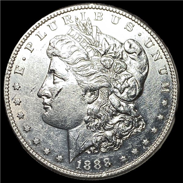 1888-S Silver Morgan Dollar CHOICE AU