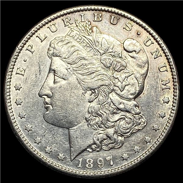 1897-S Silver Morgan Dollar CHOICE AU