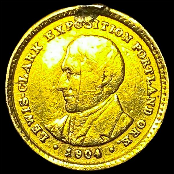 1904 Gold Lewis and Clark Exposition Dollar  HIGH GRADE