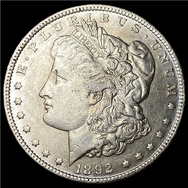 1892 Silver Morgan Dollar CLOSELY  UNCIRCULATED