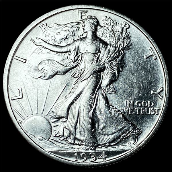 1934-S Silver Walking Liberty Half Dollar  UNCIRCULATED
