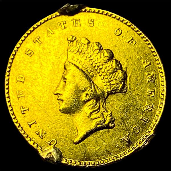 1855 Gold $1 Indian Princess Type 2 HIGH  GRADE