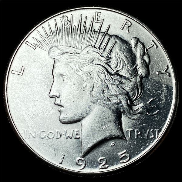 1925-S Silver Peace Dollar CHOICE BU