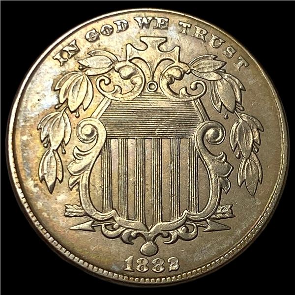 1882 Shield Nickel CLOSELY UNCIRCULATED