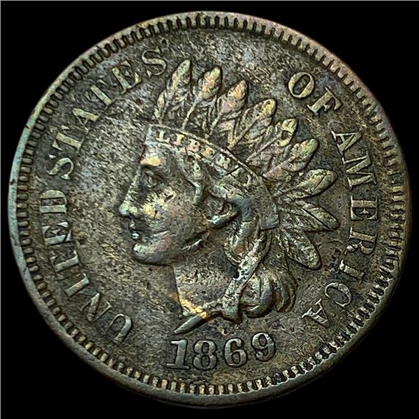 1869 Indian Head Cent CLOSELY UNCIRCULATED