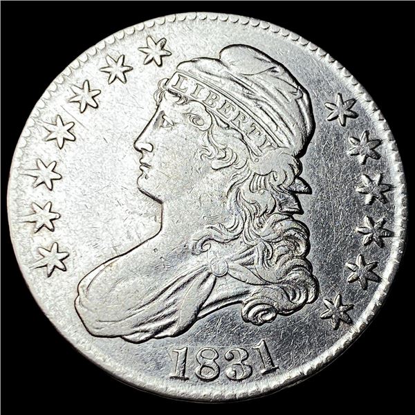 1831 Silver Capped Bust Half Dollar CHOICE AU