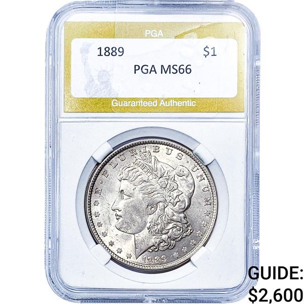 1889 Morgan Silver Dollar PGA MS66