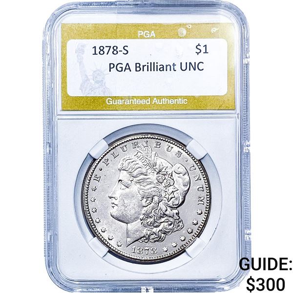 1878-S Morgan Silver Dollar PGA BU