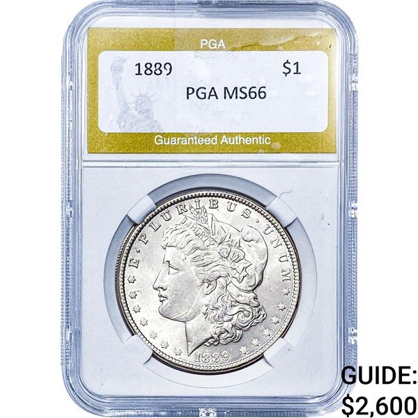 1889 Morgan Silver Dollar PGA MS66