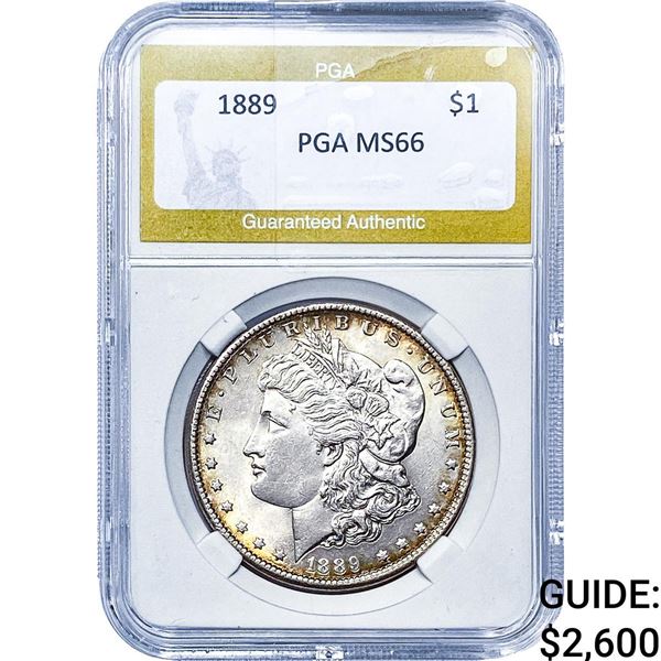 1889 Morgan Silver Dollar PGA MS66