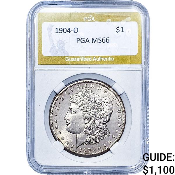 1904-O Morgan Silver Dollar PGA MS66