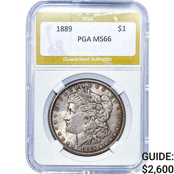 1889 Morgan Silver Dollar PGA MS66