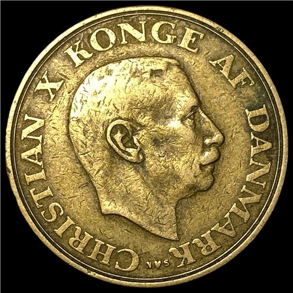 1942 Denamrk Aluminium Broze 1 Krone
